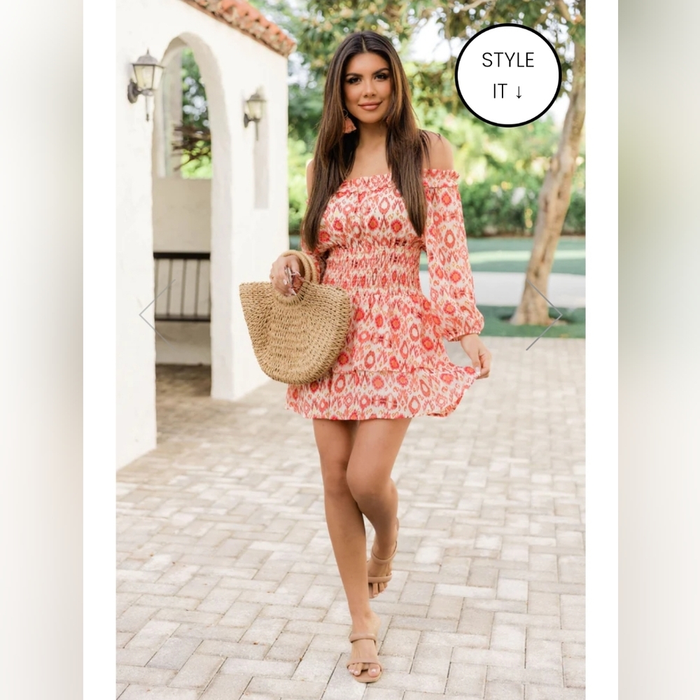 Off Shoulder Dress with Shorts